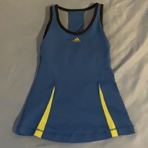 Adidas “Climacool” Strappy Peplum Activewear Top